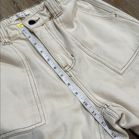 PacSun Size M Cream Cargo Pants Relaxed Fit Baggy - Picture 5 of 10
